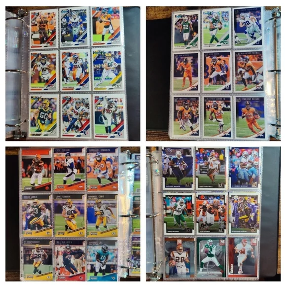 Panini Donruss Football Card Collection In Collector's Album Stars-RC 40 Pages
